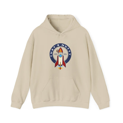 That's Nutty On A Rocket Ship Hooded Sweatshirt