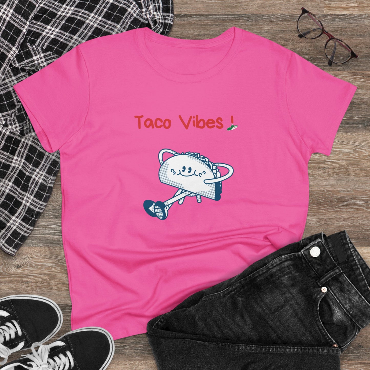 Taco Vibes! Women's Midweight Cotton Tee