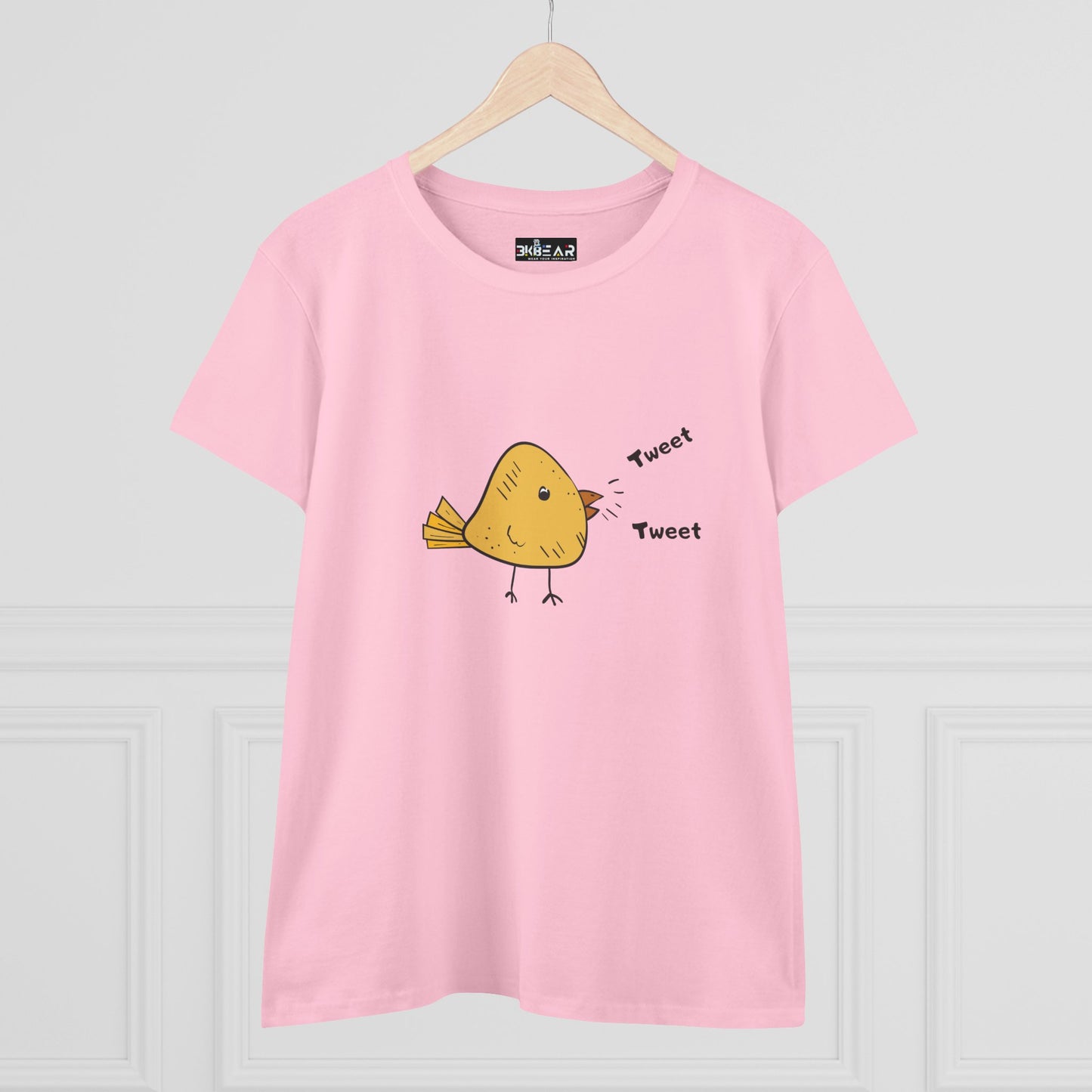 Tweet. Tweet. Women's Midweight Cotton Tee