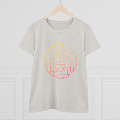 Explore Outdoors. Women's Midweight Cotton Tee