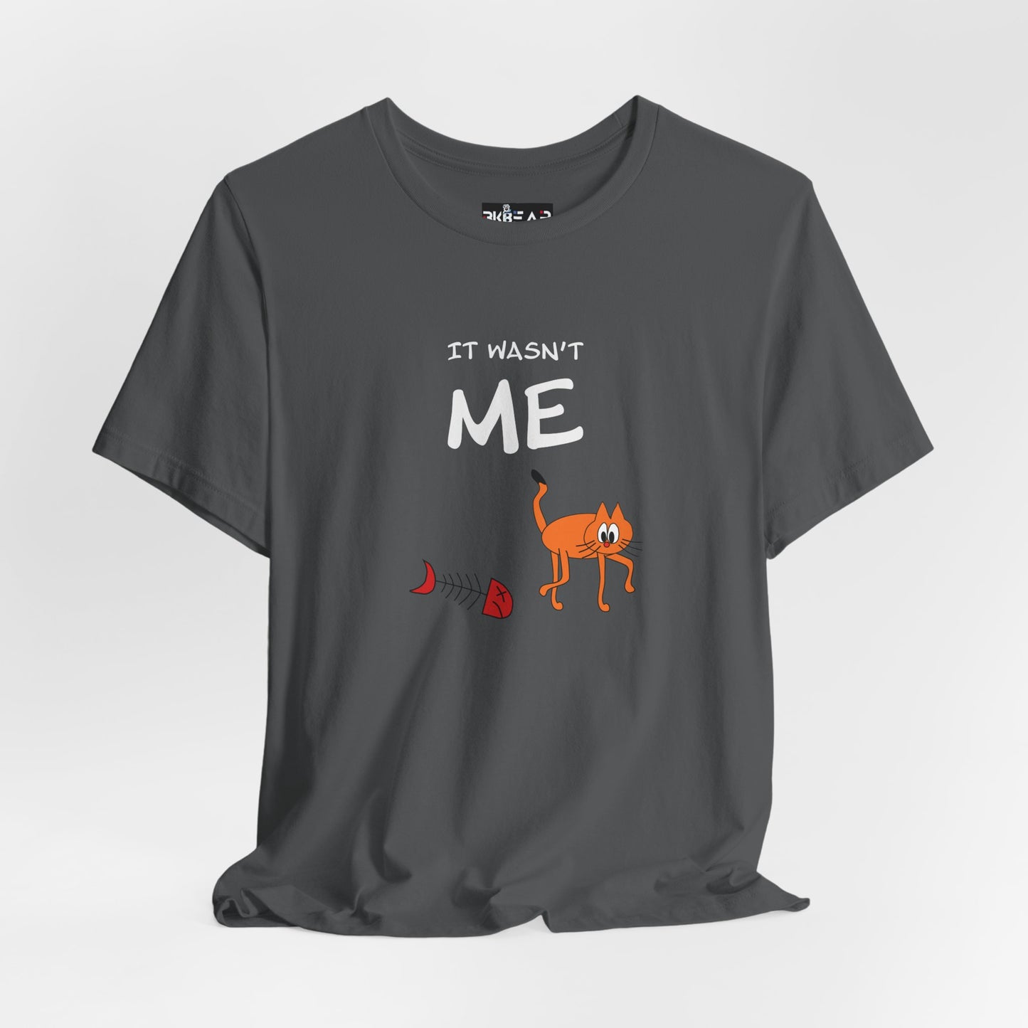 Leo The Cat Didn't Do It. Unisex Jersey Short Sleeve Tee