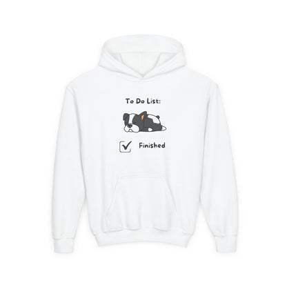 To Do List Finished- Funny Kids Animal Graphic Hoodie