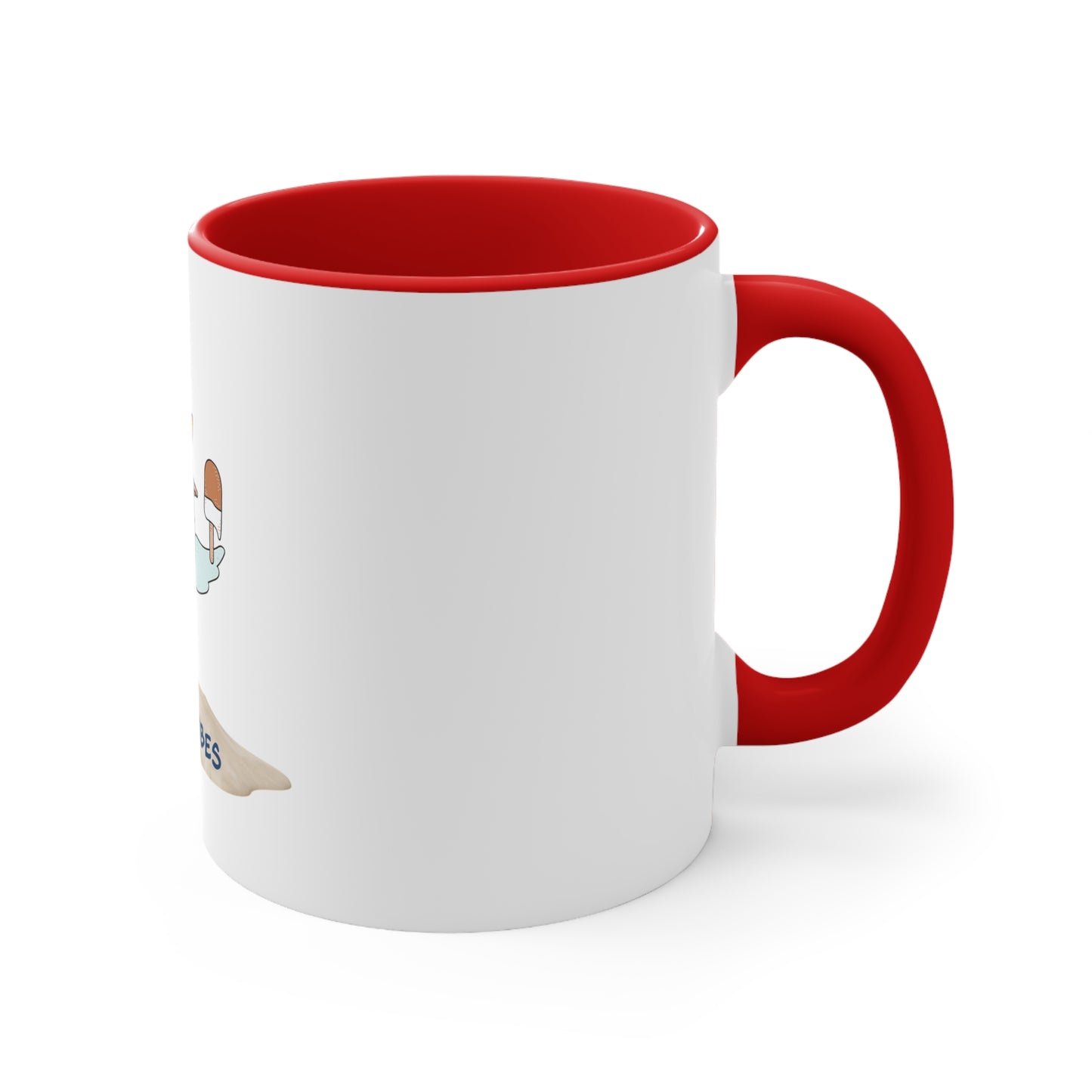 Regal Seagull Summer Vibes. Accent Coffee Mug, 11oz