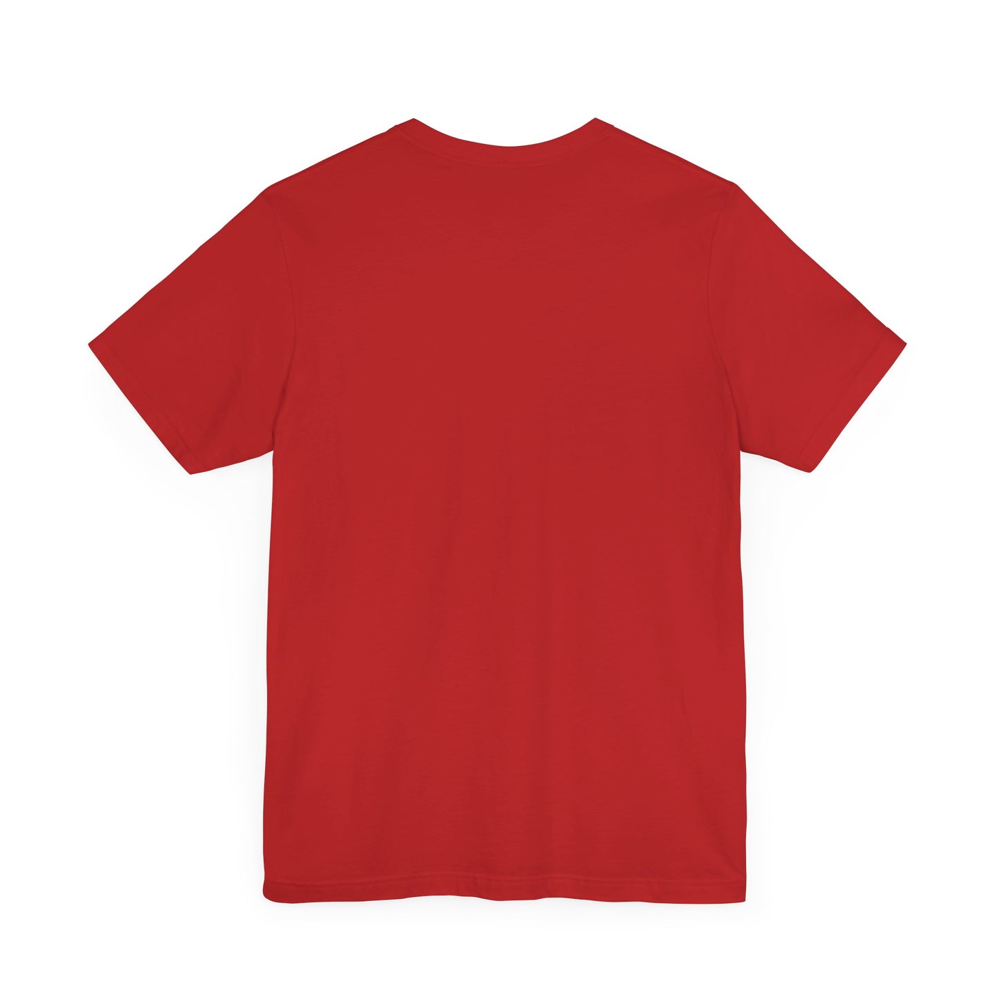 Solid Heather Red. Unisex Jersey Short Sleeve Tee