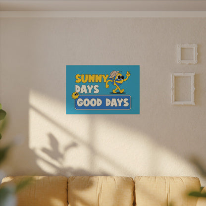 Canvas Print: Good Vibes Sunny Day