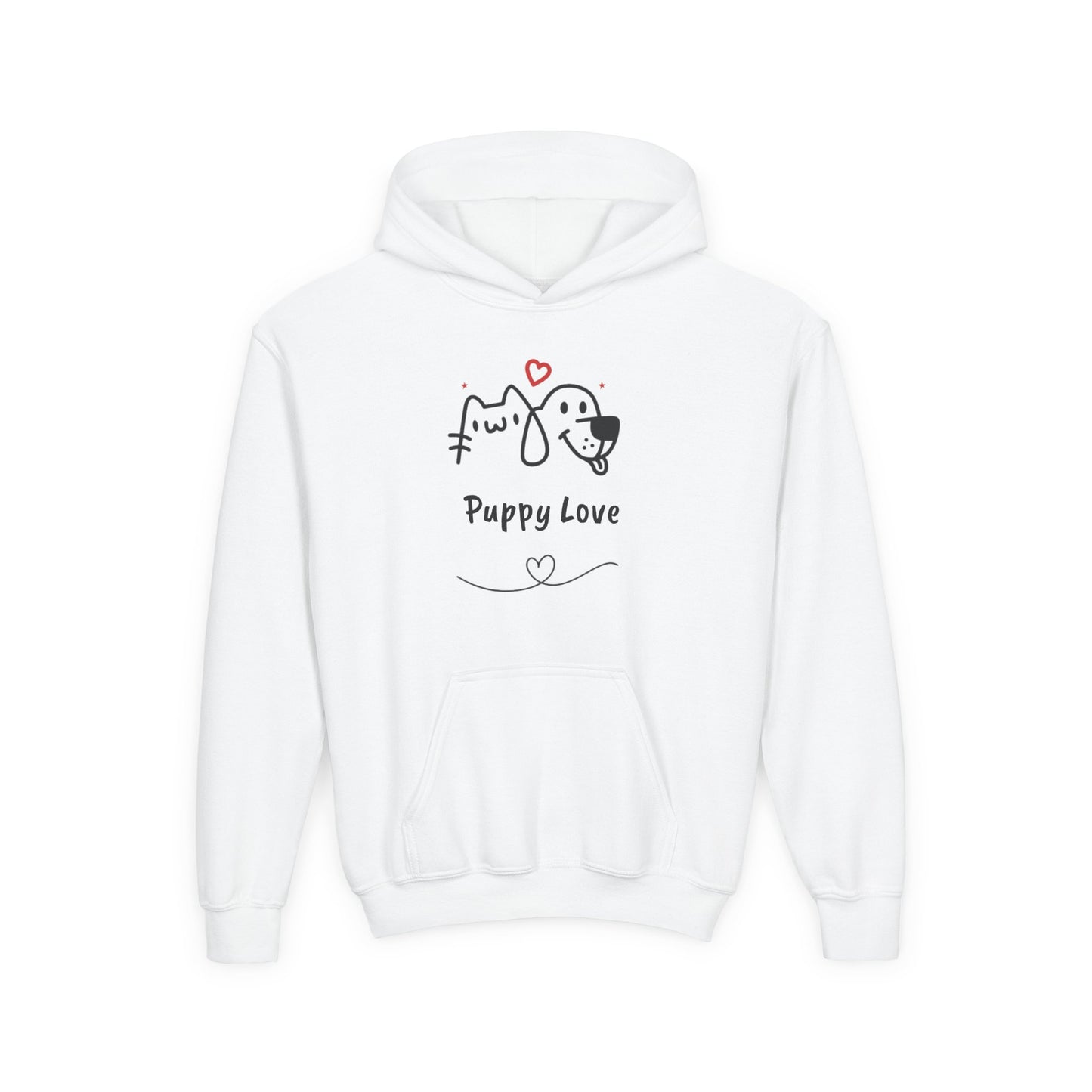 Puppy Love. Kids Hoodie