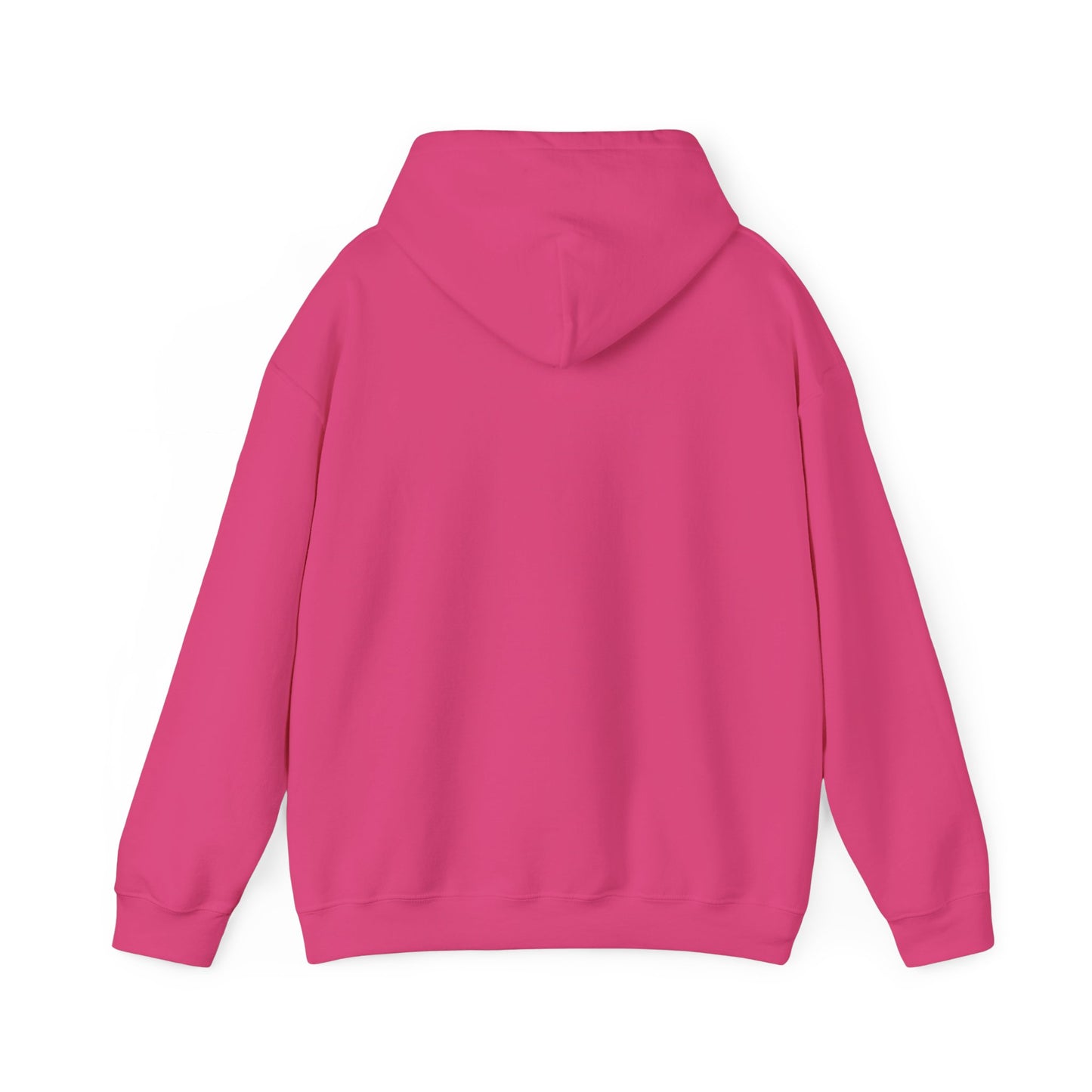 Solid Heliconia. Unisex Hooded Sweatshirt.