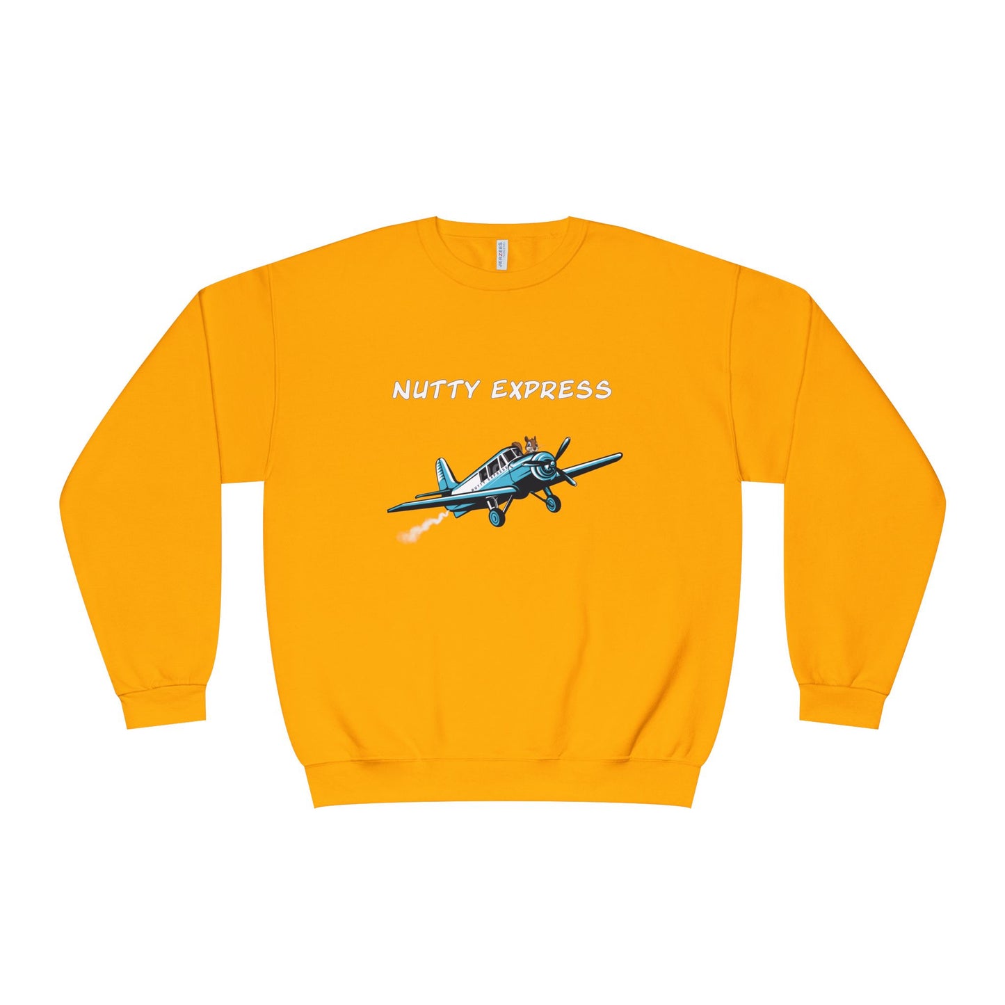 Nutty's Express Delivery. Always On-Time. Unisex NuBlend® Crewneck Sweatshirt