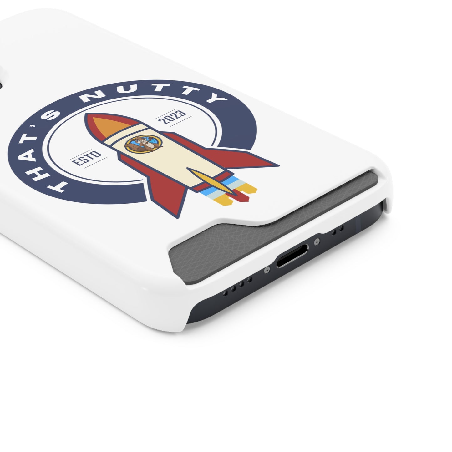 That's Nutty. Phone Case With Card Holder