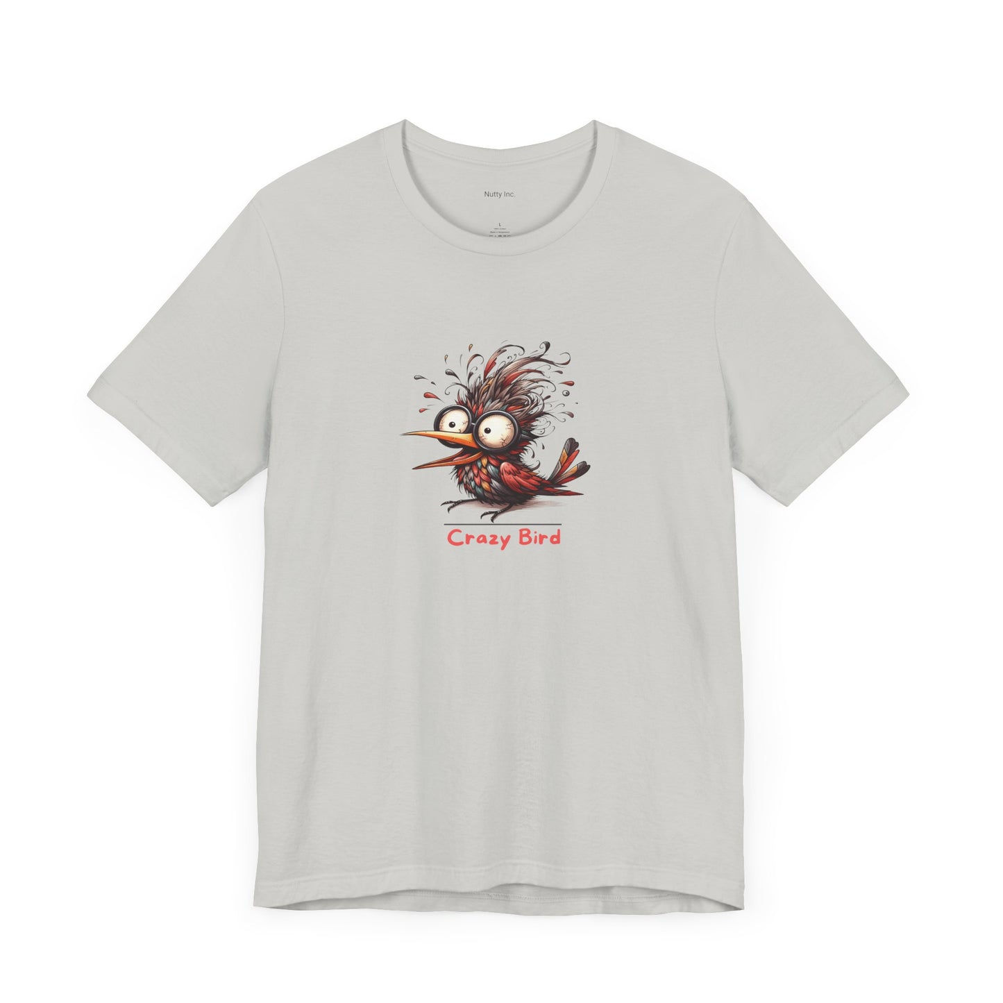 Crazy Bird. Unisex Jersey Short Sleeve Tee