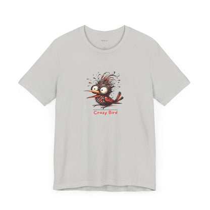 Crazy Bird. Unisex Jersey Short Sleeve Tee