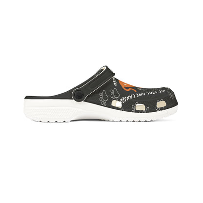 Black Dawgs For A Cause Rubber Clogs For Men