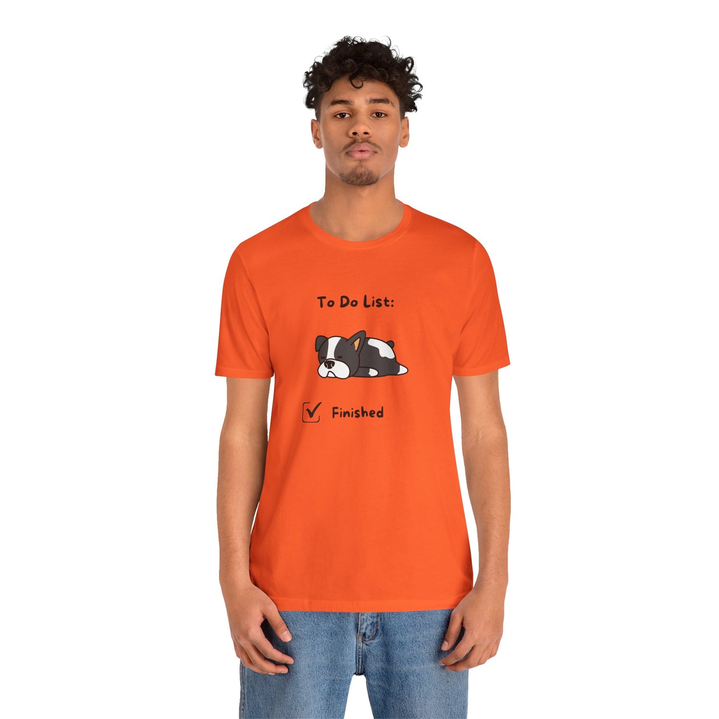 To Do List. Finished. Unisex Jersey Short Sleeve Tee