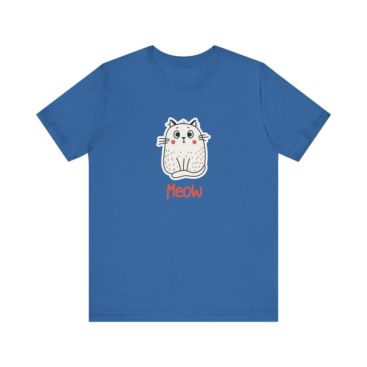 Loki The Cat. Meow. Unisex Jersey Short Sleeve Tee