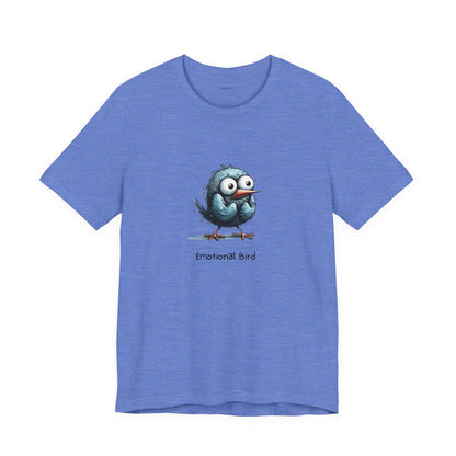 Emotional Bird. Unisex Jersey Short Sleeve Tee