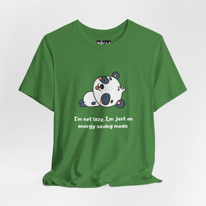 I'm Not Sleeping I'm on Energy Saving Mode. Unisex Jersey Short Sleeve Tee