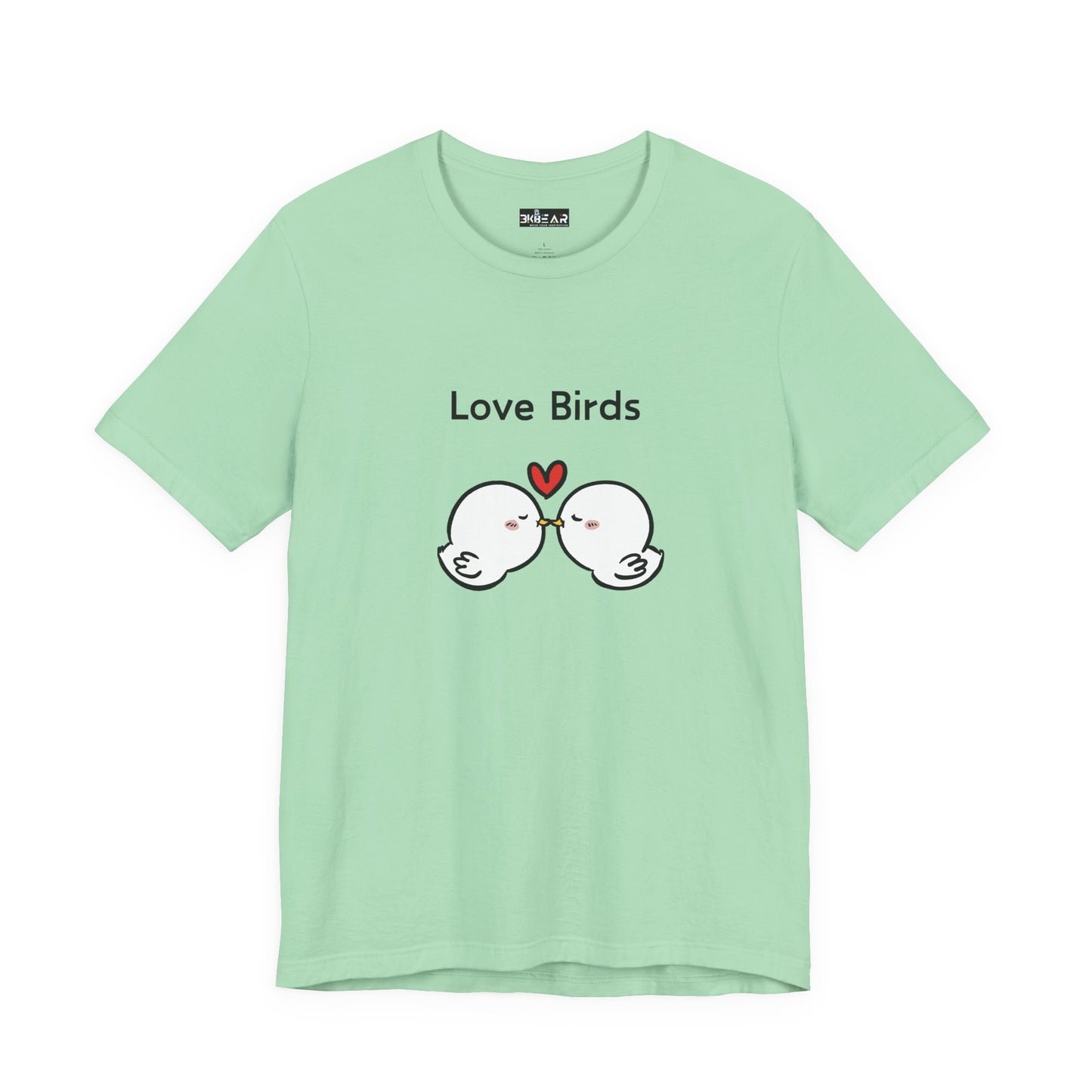 Love Birds Boyfriend T Graphic. Unisex Jersey Short Sleeve Tee