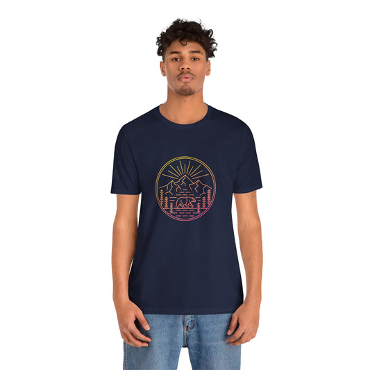 Explore The Outdoors. Unisex Jersey Short Sleeve Tee