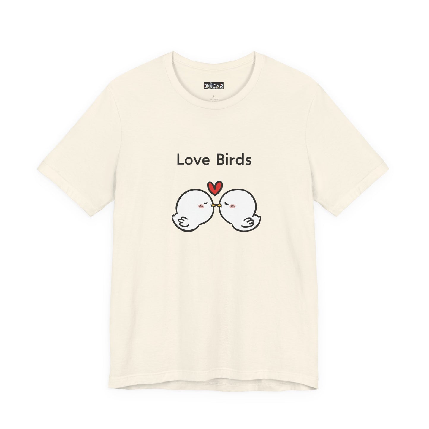 Love Birds Boyfriend T Graphic. Unisex Jersey Short Sleeve Tee