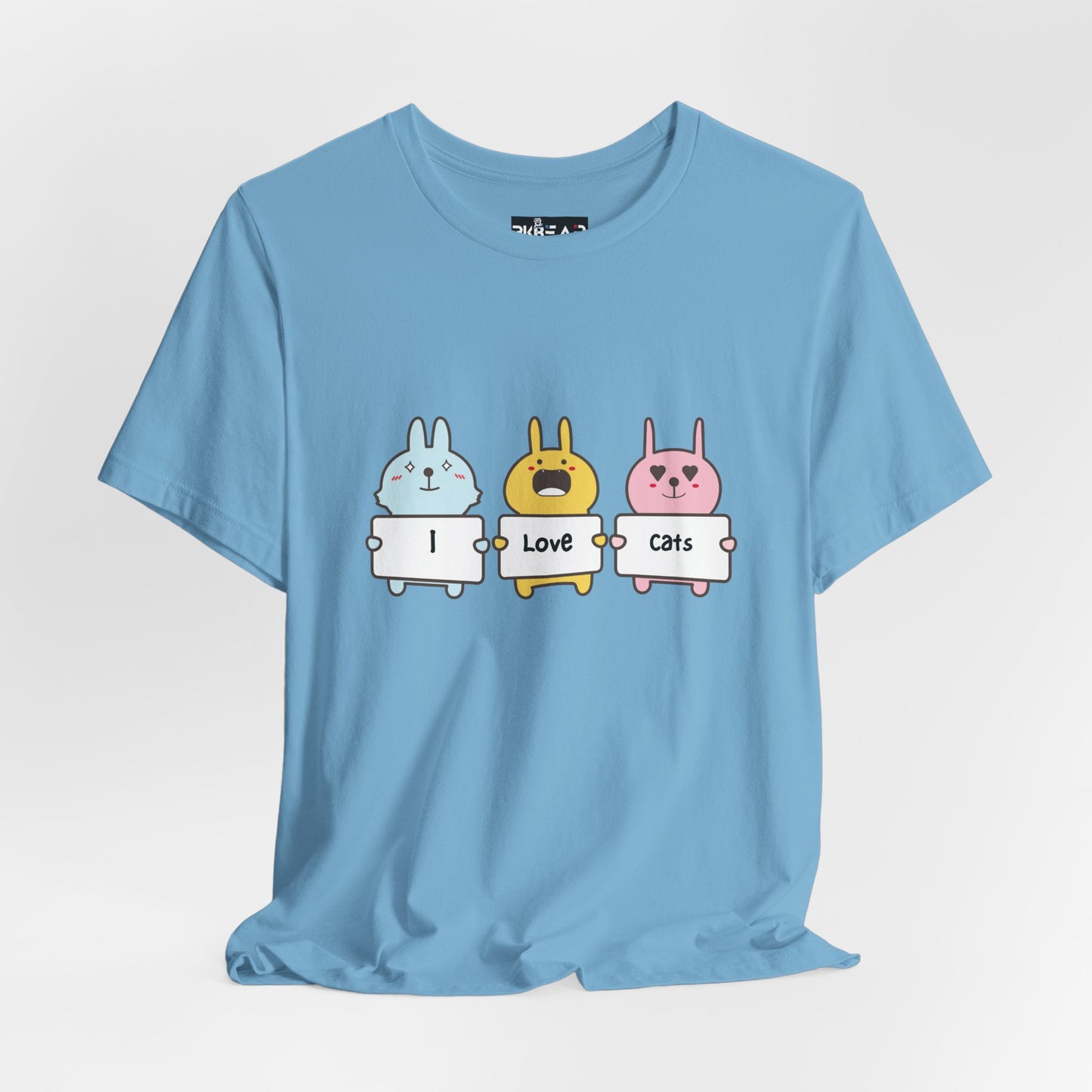 I Love Cats. Women's Unisex Jersey Short Sleeve Tee