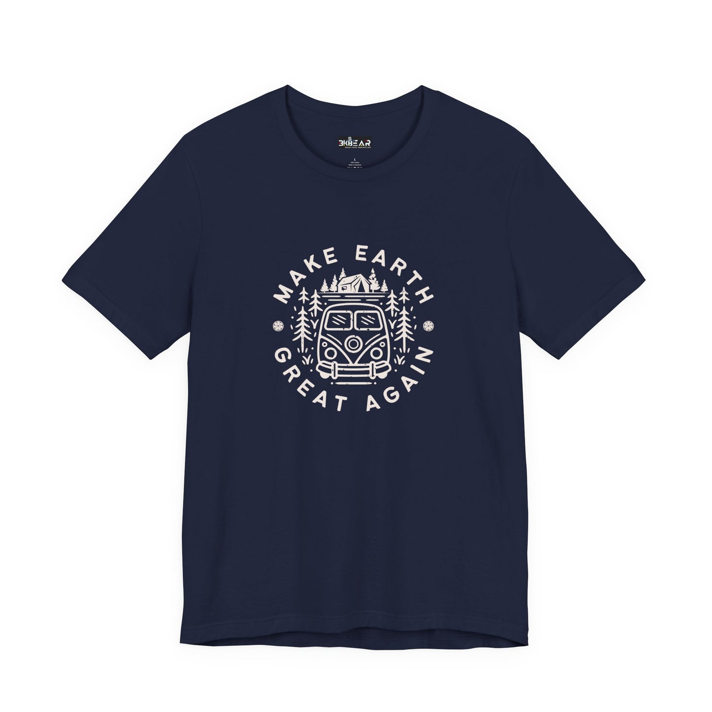 Make Earth Great Again. Relaxed mind. Unisex Jersey Short Sleeve Tee
