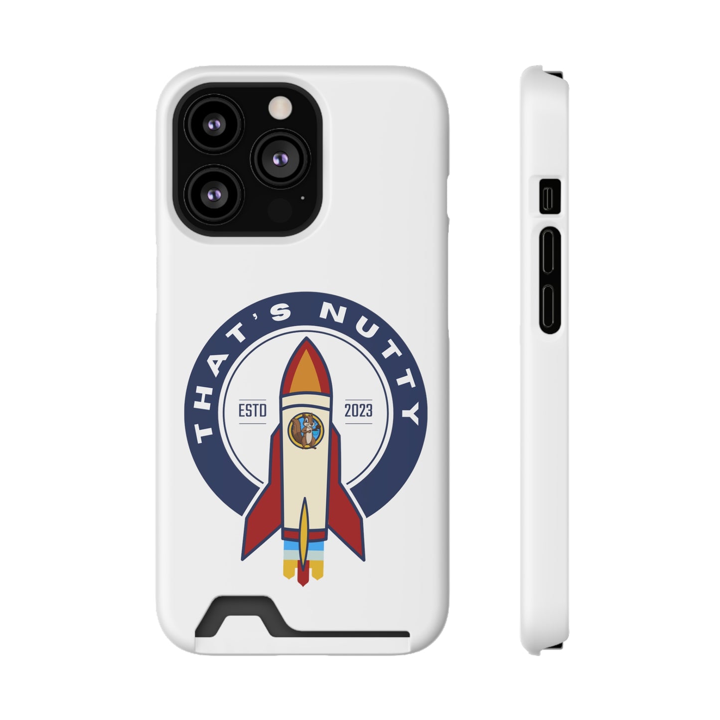 That's Nutty. Phone Case With Card Holder