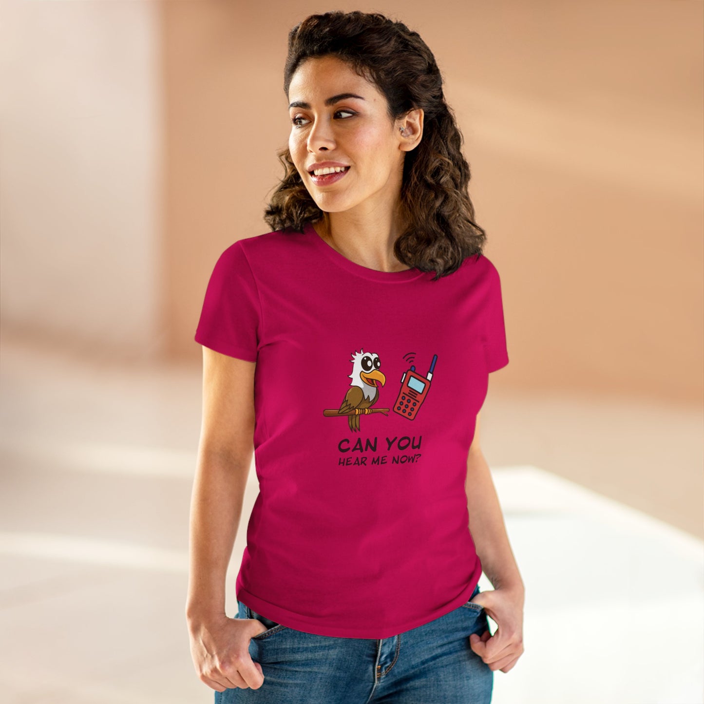 Can You Hear Me Now | Funny Bird Phone Tee