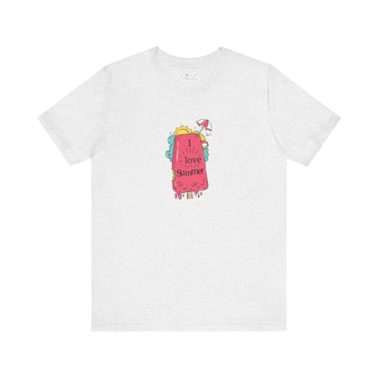 I Love Summer. Unisex Jersey Short Sleeve Tee