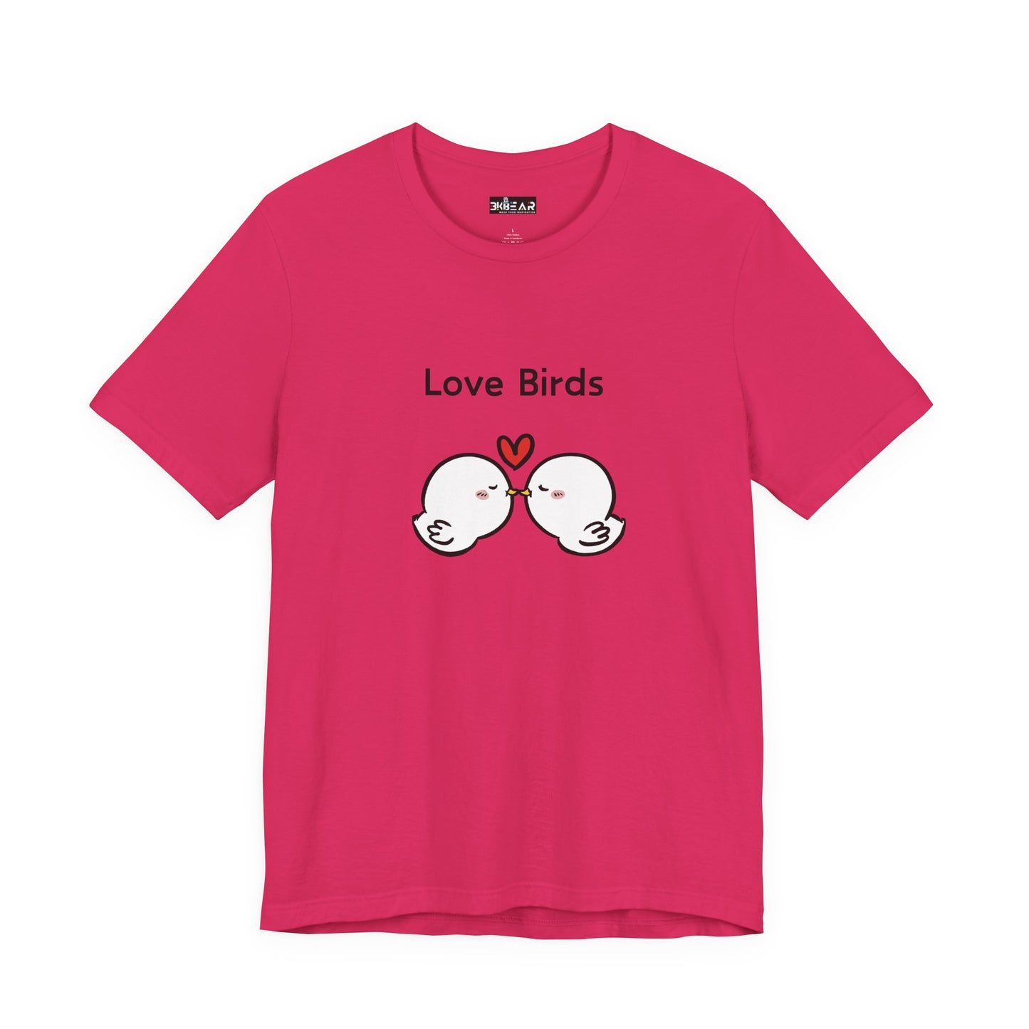 Love Birds Boyfriend T Graphic. Unisex Jersey Short Sleeve Tee