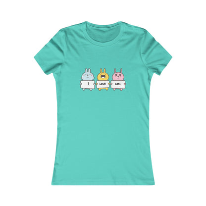 I Love Cats. Women's Favorite Tee