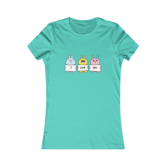 I Love Cats. Women's Favorite Tee