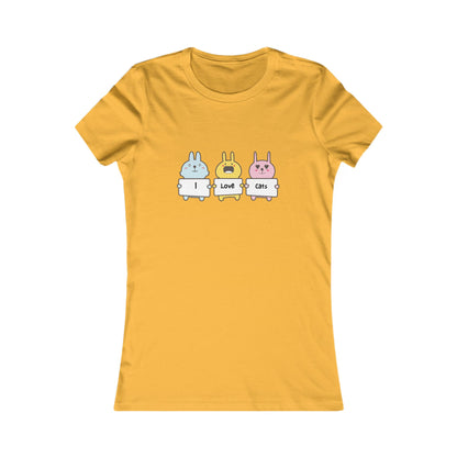 I Love Cats. Women's Favorite Tee