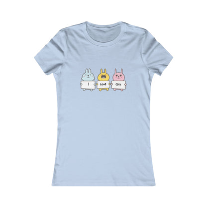 I Love Cats. Women's Favorite Tee