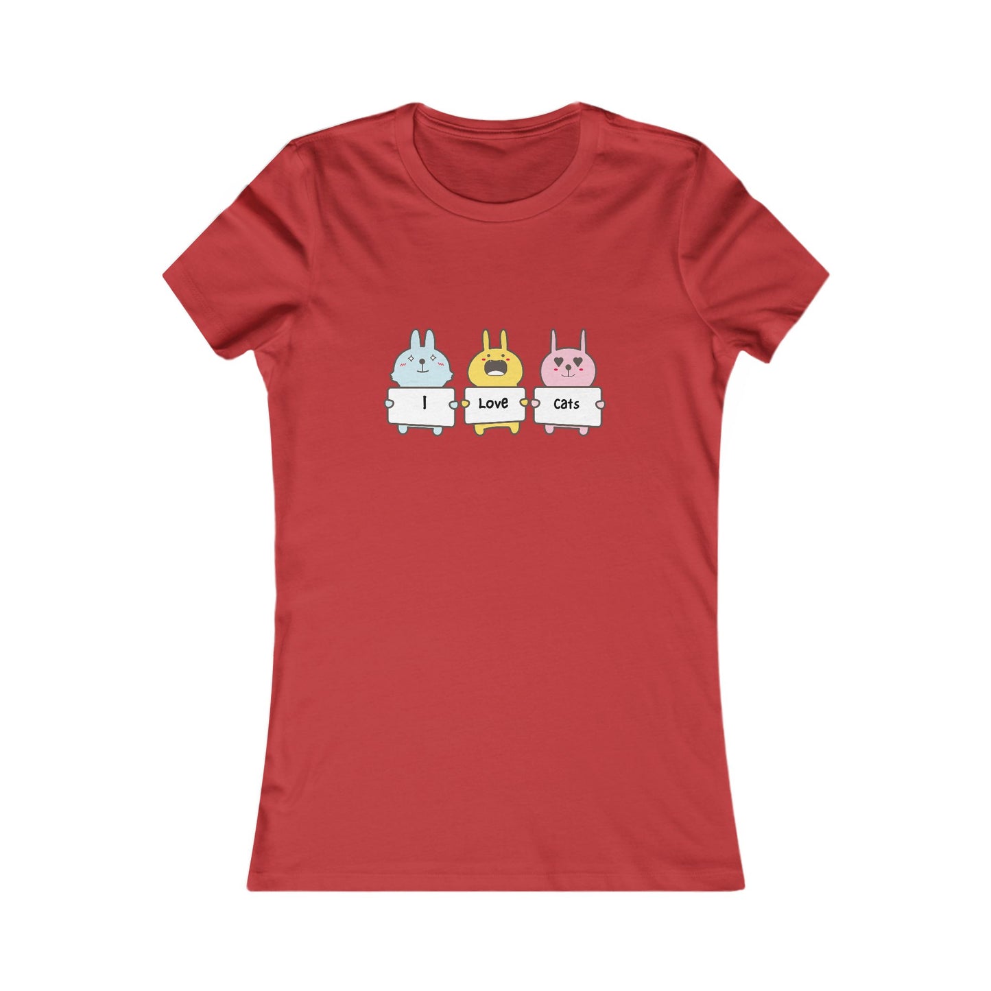 I Love Cats. Women's Favorite Tee
