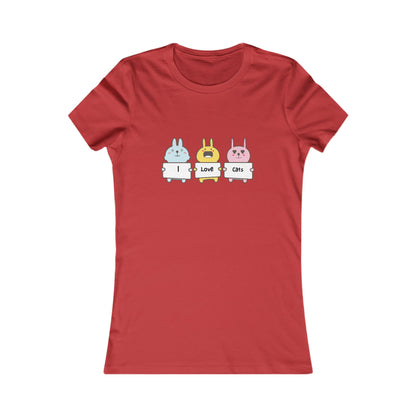 I Love Cats. Women's Favorite Tee