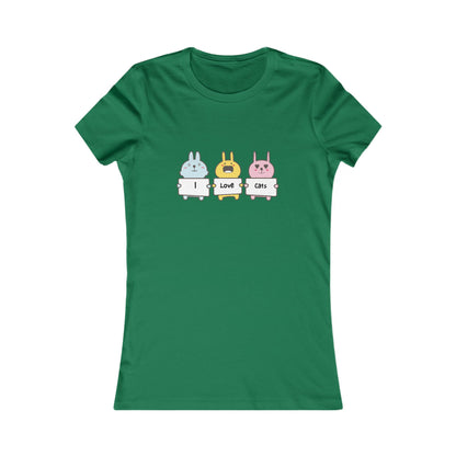 I Love Cats. Women's Favorite Tee
