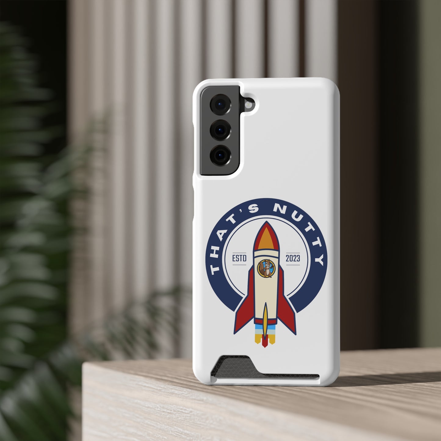 That's Nutty. Phone Case With Card Holder