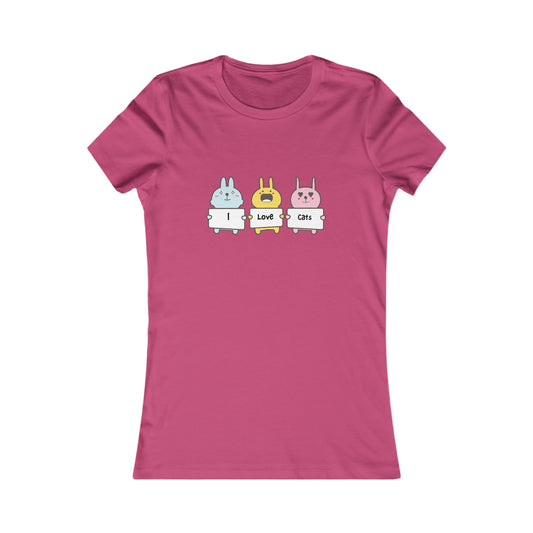 I Love Cats. Women's Favorite Tee