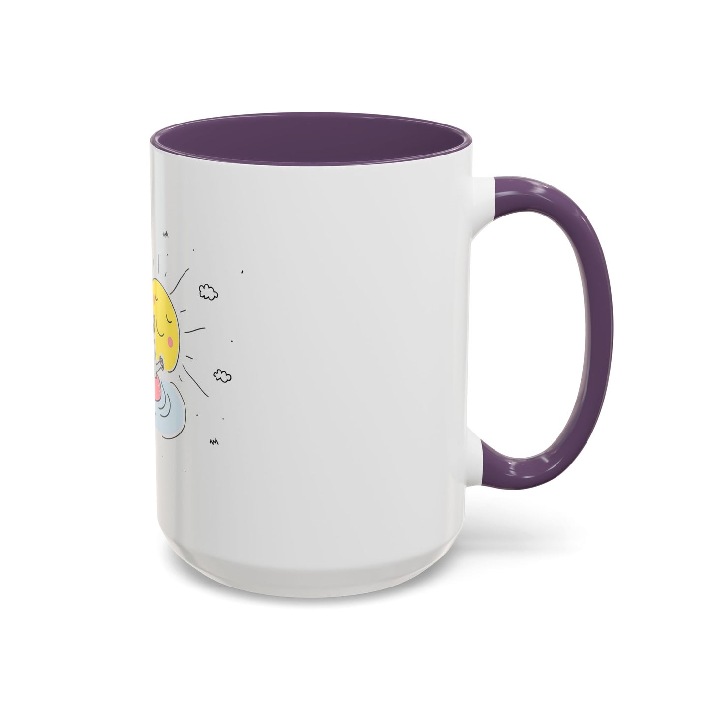 Jingles The Summertime Cat. Accent Coffee Mug, 11oz