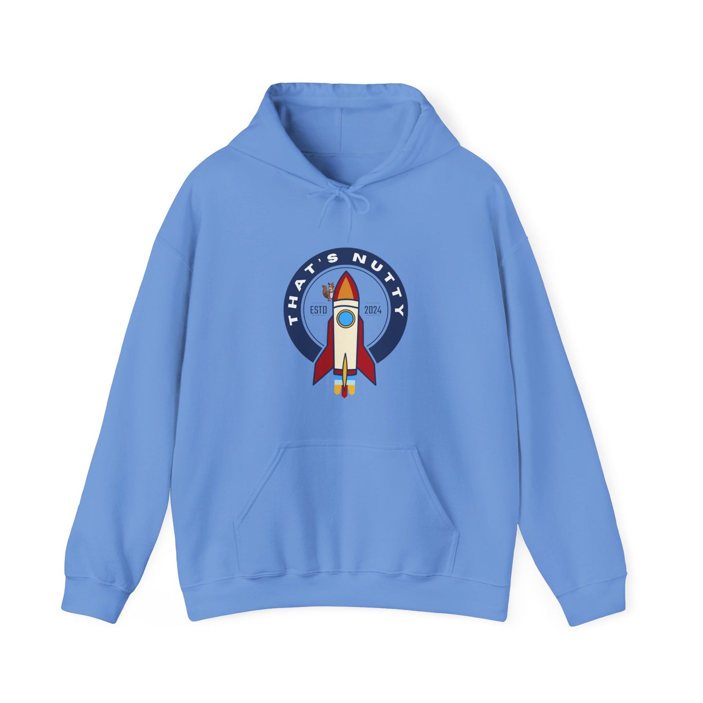 That's Nutty On A Rocket Ship Hooded Sweatshirt