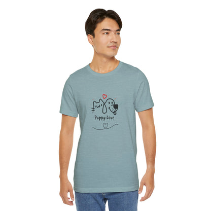 Puppy Love. Unisex Jersey Short Sleeve Tee