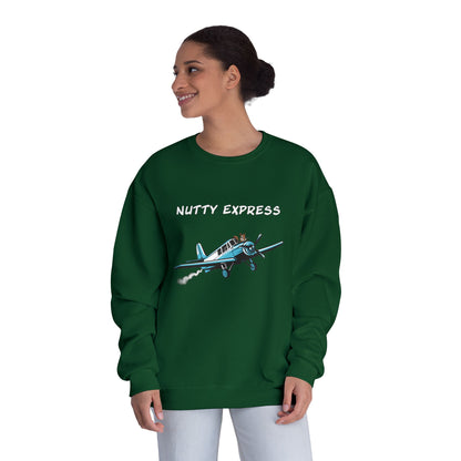 Nutty's Express Delivery. Always On-Time. Unisex NuBlend® Crewneck Sweatshirt