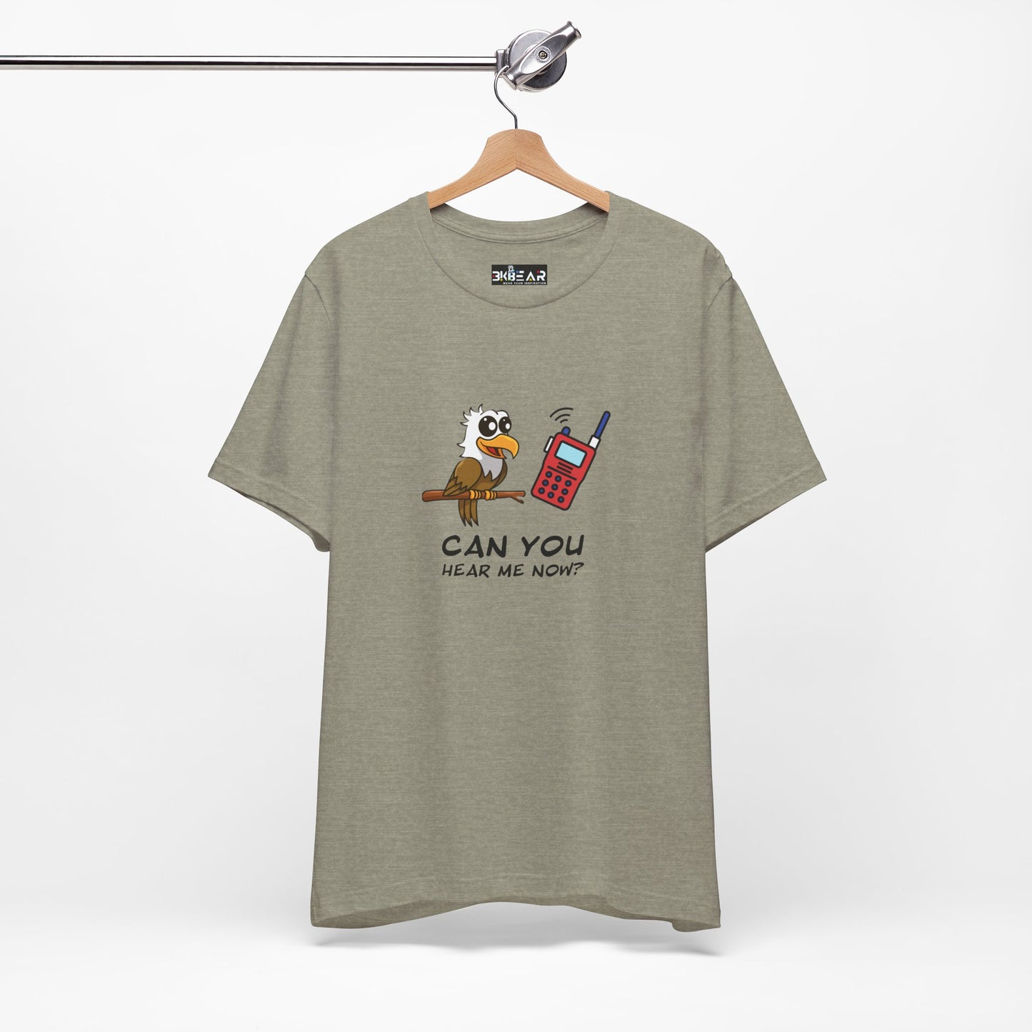 Burrowing Owl. Can You Hear Me Now? Unisex Jersey Short Sleeve Tee
