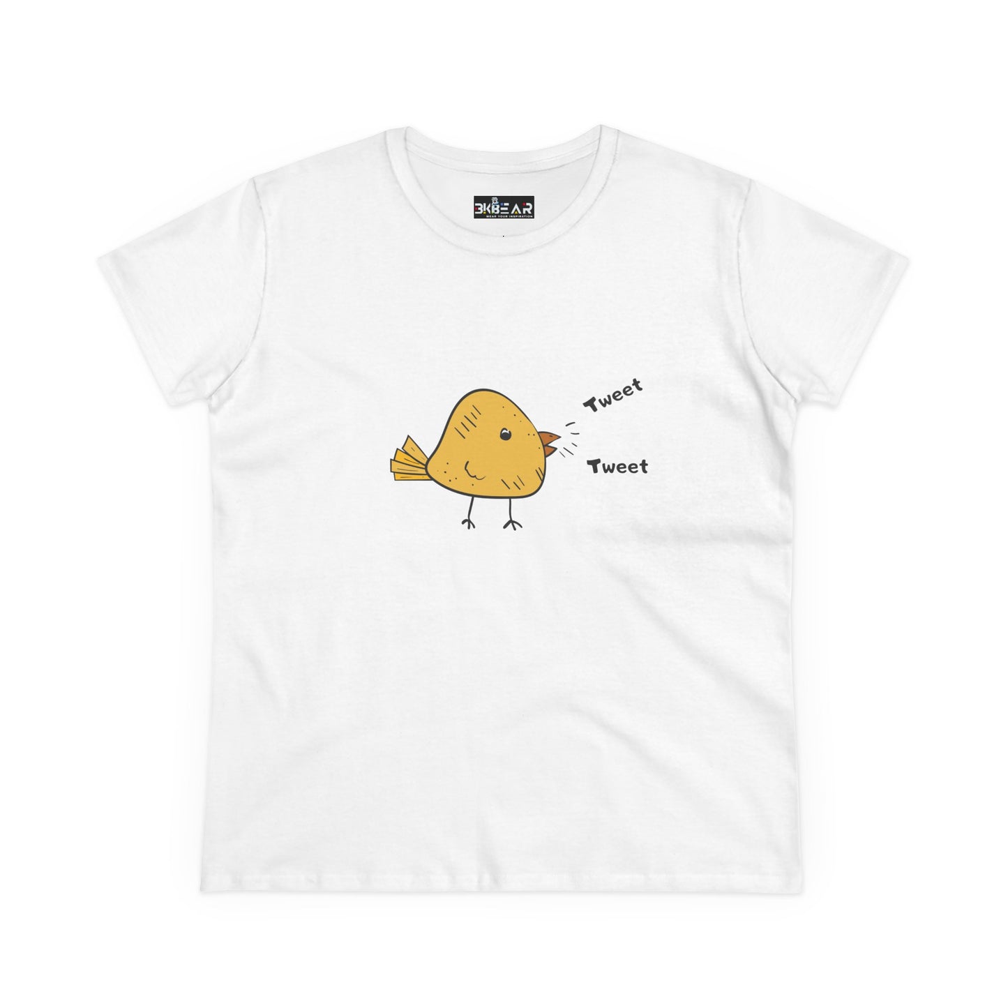Tweet. Tweet. Women's Midweight Cotton Tee