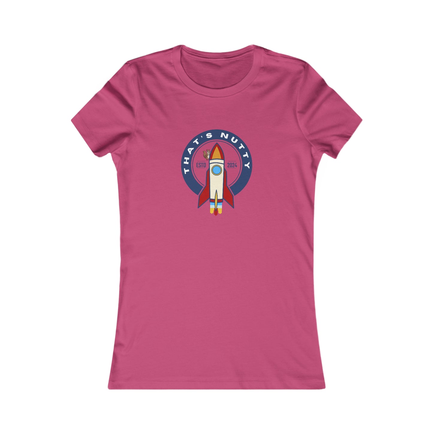 That's Nutty On A Rocket Ship. Women's Favorite Tee
