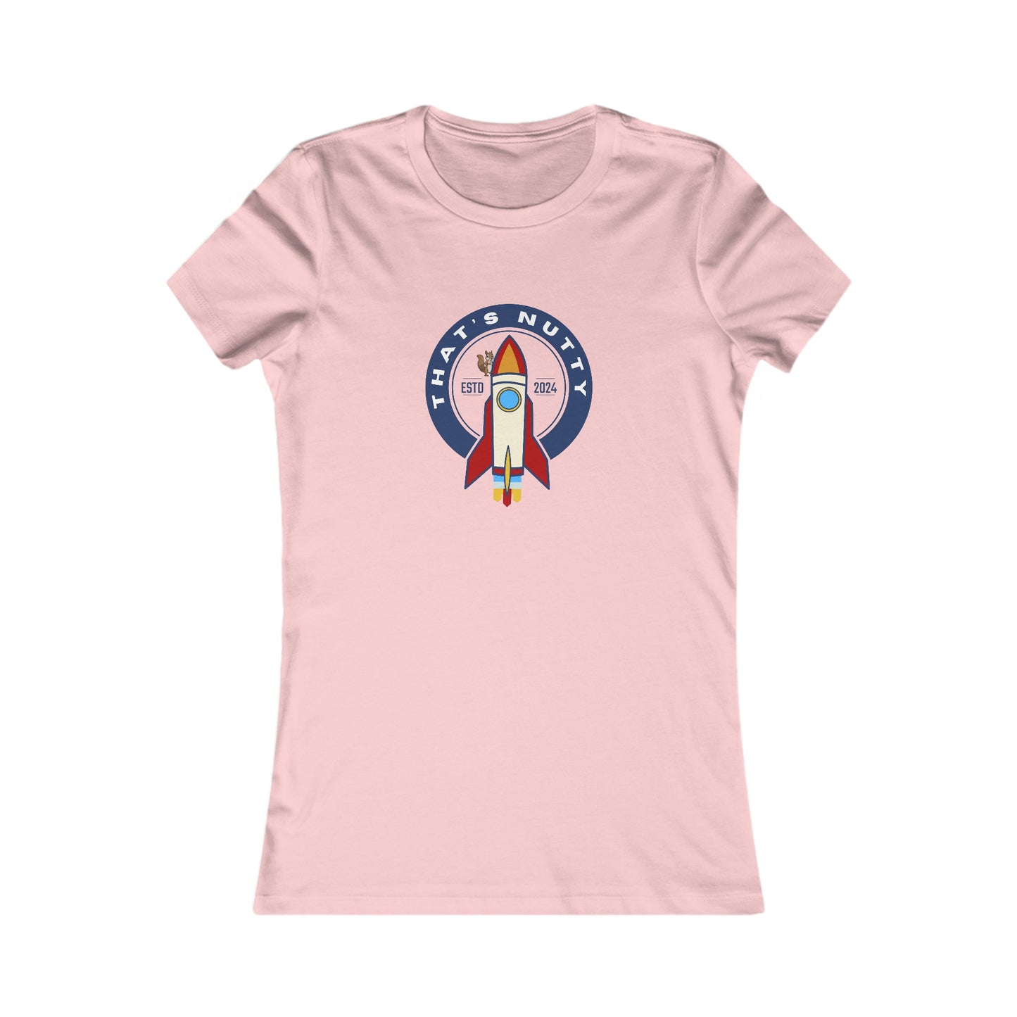 That's Nutty On A Rocket Ship. Women's Favorite Tee