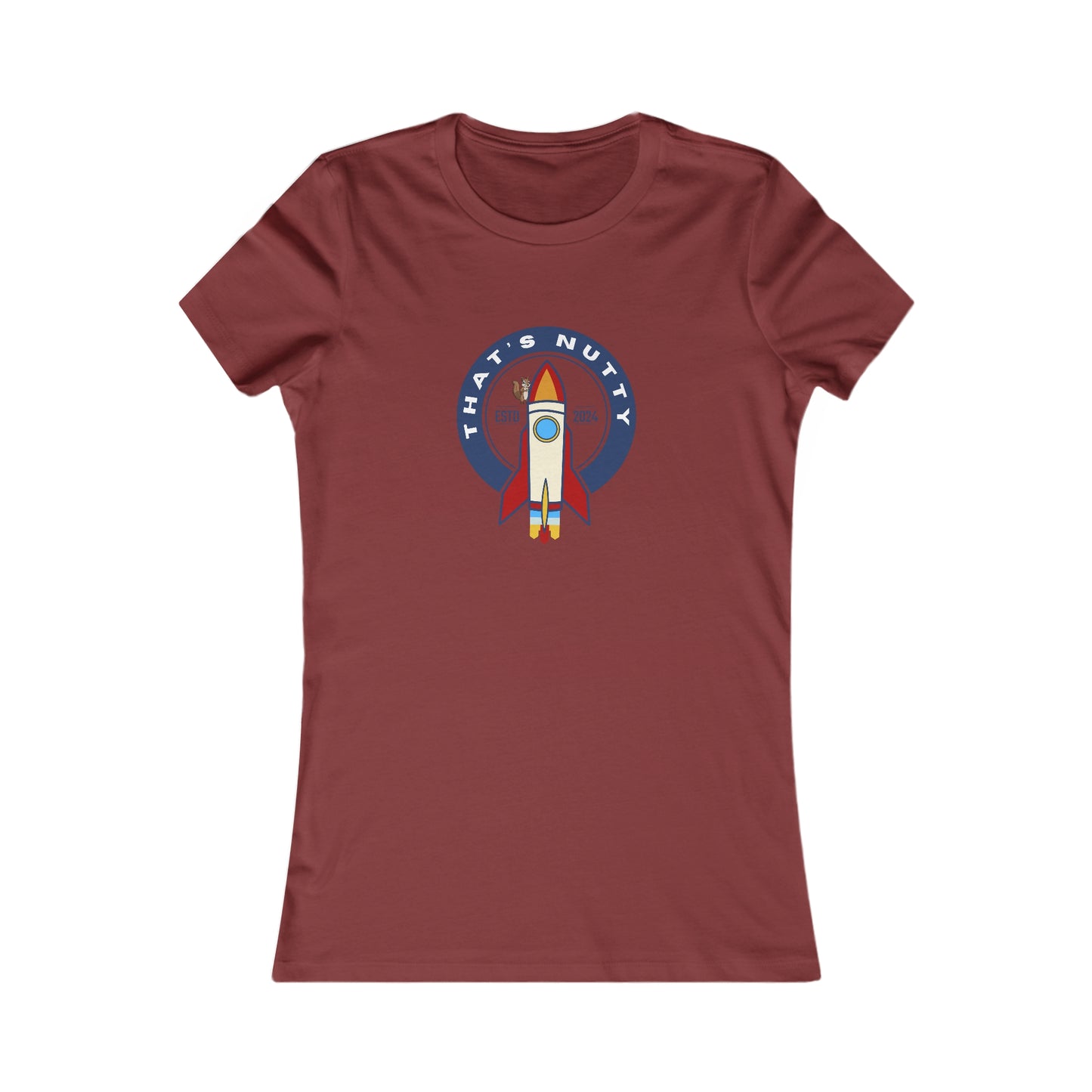 That's Nutty On A Rocket Ship. Women's Favorite Tee