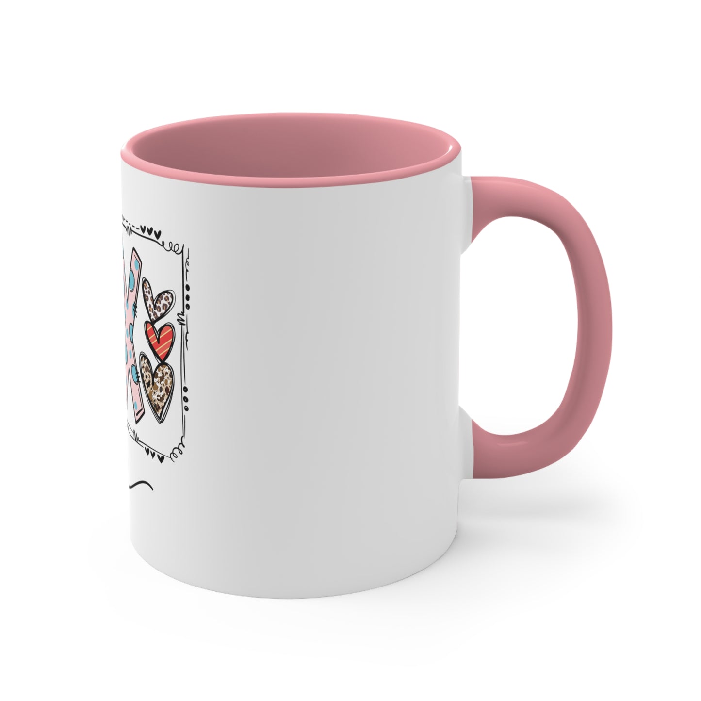 Sign of Love. XOXO. Accent Coffee Mug, 11oz