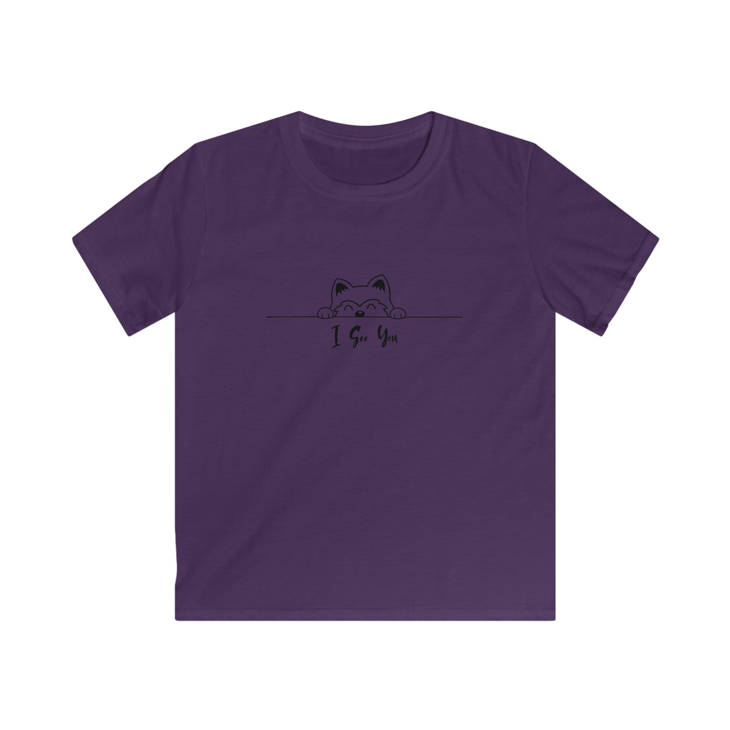 I See You. Kids Softstyle Tee