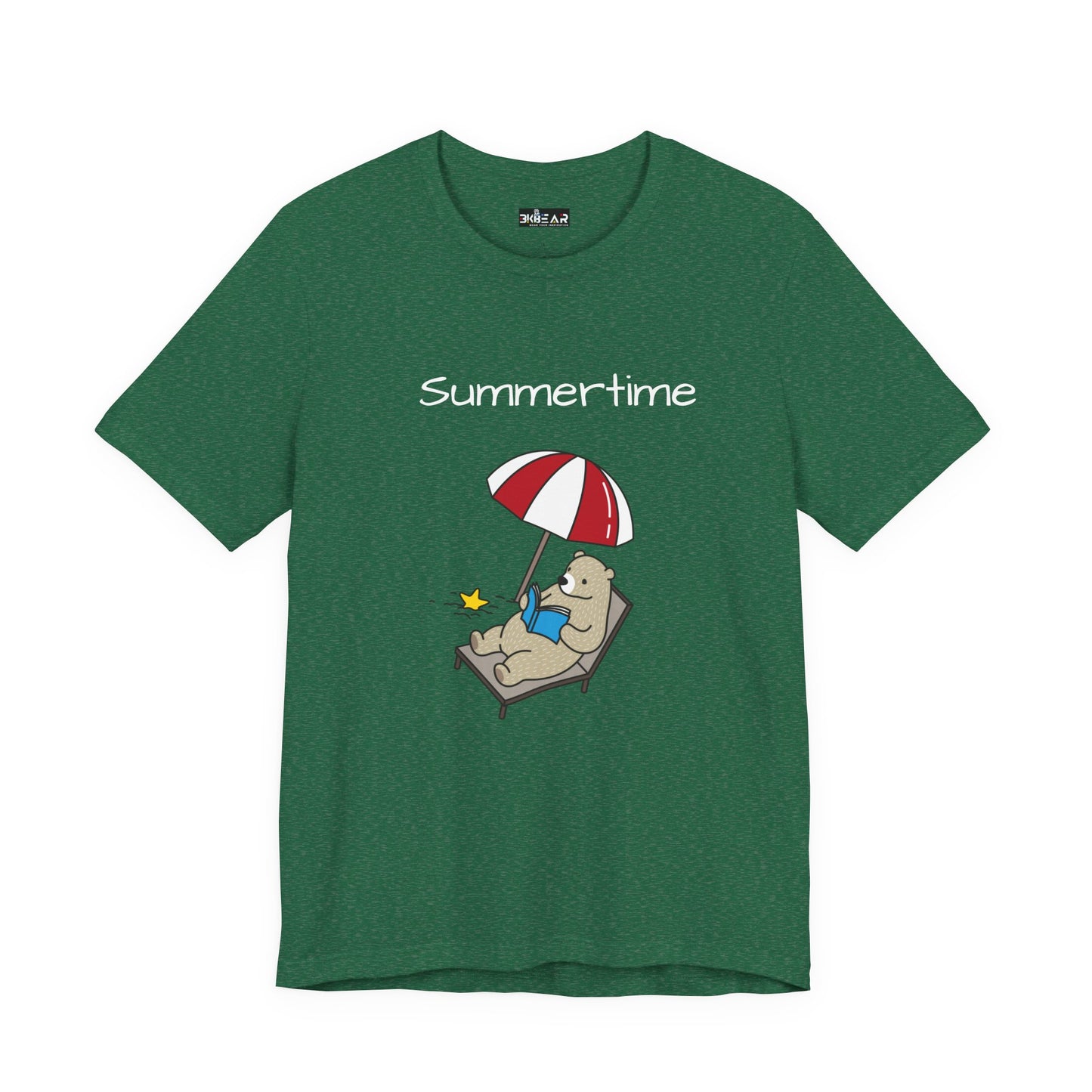 Summertime. Bear.  Unisex Jersey Short Sleeve Tee
